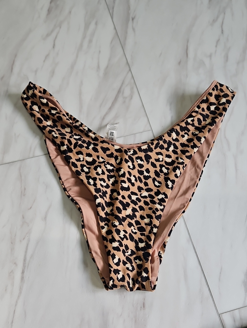 aerie Leopard Print Bikini Bottoms